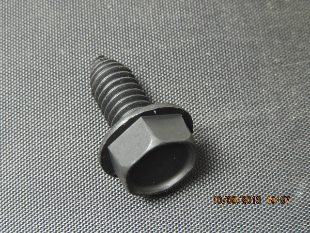 (image for) 5/16-18 X 13/16 HEX WASHER HEAD 41/64 WASHER O.D. - 1/2 HEX - GM BLACK PHOSPHATE 5PC